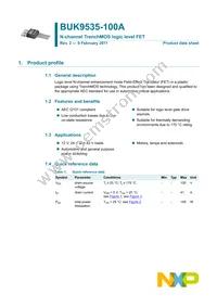 BUK9535-100A Datasheet Page 2