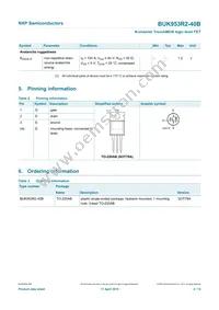 BUK953R2-40B Datasheet Page 3