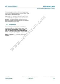 BUK953R2-40B Datasheet Page 13