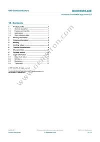 BUK953R2-40E Datasheet Page 13