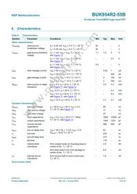 BUK954R2-55B Datasheet Page 7