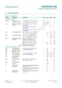 BUK954R4-40B Datasheet Page 7