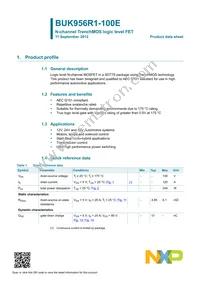 BUK956R1-100E Datasheet Page 2