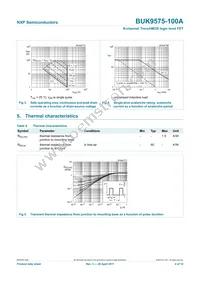 BUK9575-100A Datasheet Page 5