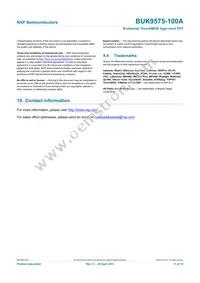 BUK9575-100A Datasheet Page 12