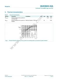 BUK9605-30A Datasheet Page 4