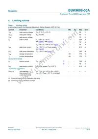 BUK9606-55A Datasheet Page 3