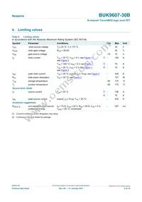BUK9607-30B Datasheet Page 3