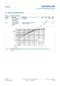 BUK9609-40B Datasheet Page 5