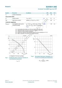 BUK9611-80E Datasheet Page 3