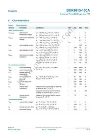 BUK9615-100A Datasheet Page 5