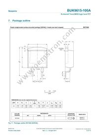BUK9615-100A Datasheet Page 9