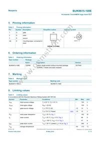 BUK9615-100E Datasheet Page 2
