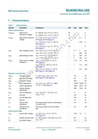 BUK961R4-30E Datasheet Page 7