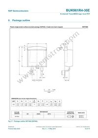 BUK961R4-30E Datasheet Page 11