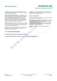 BUK961R4-30E Datasheet Page 14