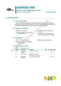 BUK9620-100A Datasheet Cover