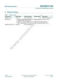 BUK9623-75A Datasheet Page 10