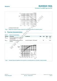 BUK9628-100A Datasheet Page 4