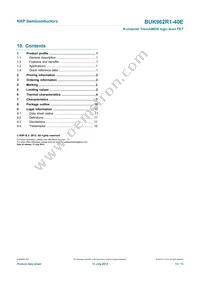 BUK962R1-40E Datasheet Page 14