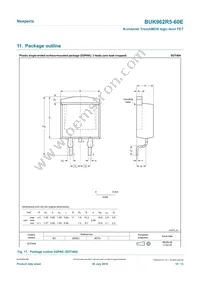 BUK962R5-60E Datasheet Page 10