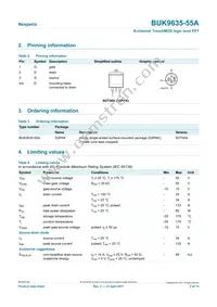 BUK9635-55A Datasheet Page 2