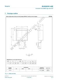 BUK963R1-40E Datasheet Page 9