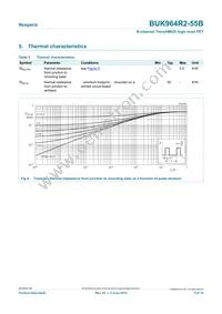 BUK964R2-55B Datasheet Page 5