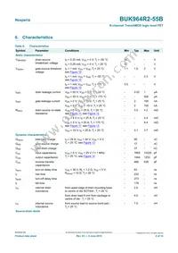 BUK964R2-55B Datasheet Page 6