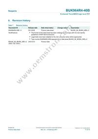 BUK964R4-40B Datasheet Page 11