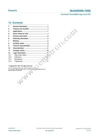 BUK965R8-100E Datasheet Page 13