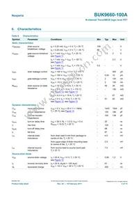 BUK9660-100A Datasheet Page 5