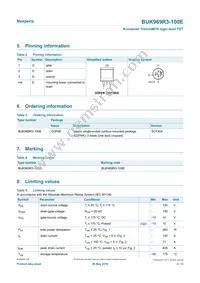 BUK969R3-100E Datasheet Page 2