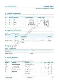 BUK98150-55/CUF Datasheet Page 3