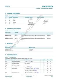 BUK98150-55A Datasheet Page 2