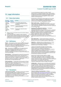 BUK98180-100A Datasheet Page 10