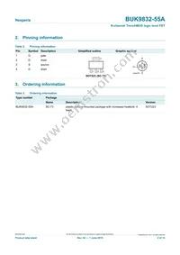BUK9832-55A Datasheet Page 2