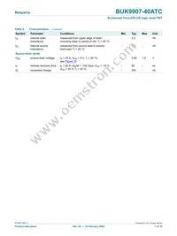 BUK9907-40ATC Datasheet Page 7