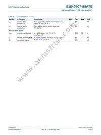 BUK9907-55ATE Datasheet Page 8