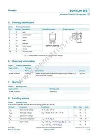 BUK9C10-55BIT/A Datasheet Page 2