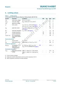 BUK9C10-65BIT Datasheet Page 3