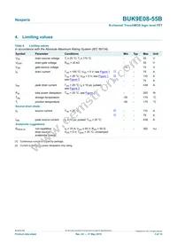 BUK9E08-55B Datasheet Page 3
