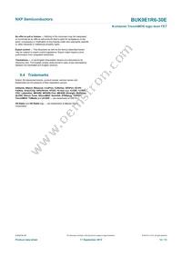 BUK9E1R6-30E Datasheet Page 13