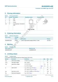 BUK9E8R5-40E Datasheet Page 3