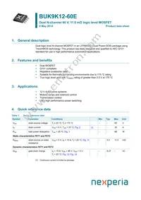 BUK9K12-60EX Datasheet Cover