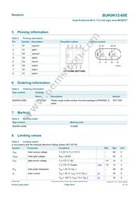 BUK9K12-60EX Datasheet Page 2