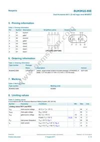 BUK9K22-80EX Datasheet Page 2