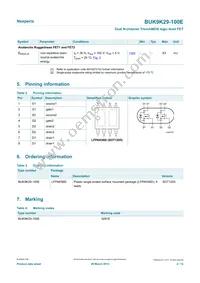 BUK9K29-100E Datasheet Page 2