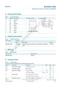 BUK9K32-100EX Datasheet Page 2
