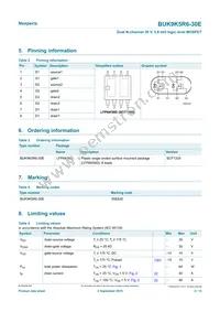 BUK9K5R6-30EX Datasheet Page 2